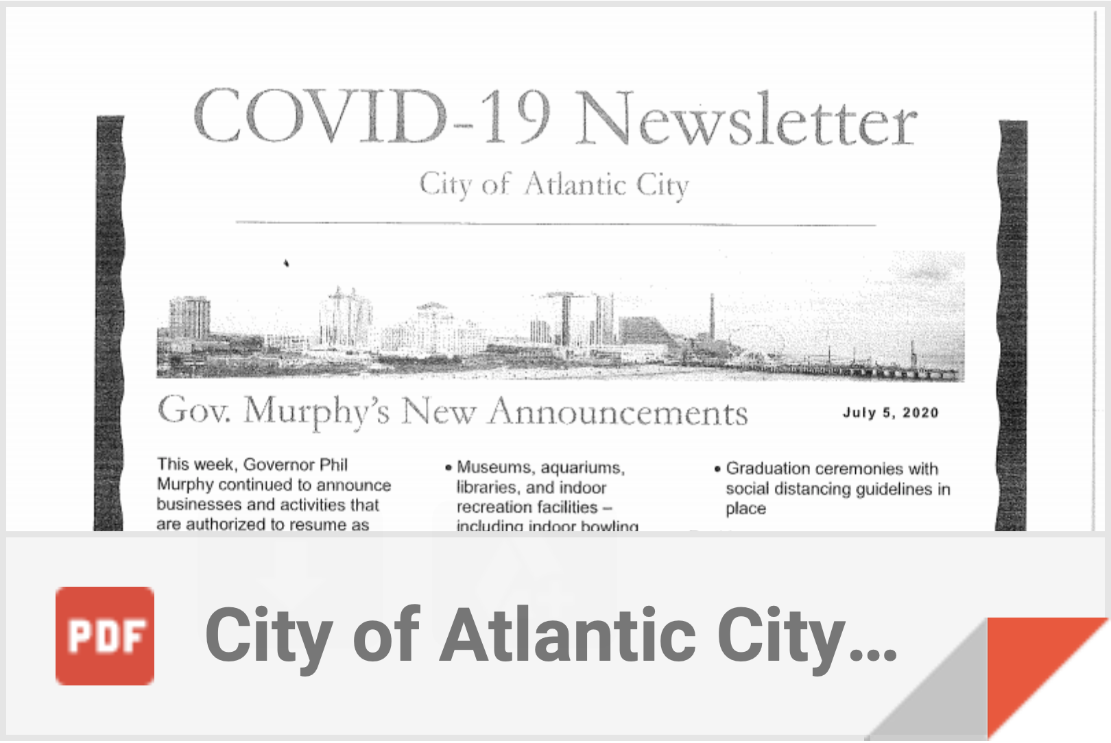 COVID-19 Newsletter